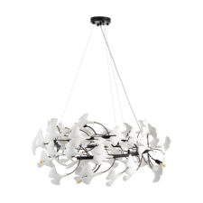 Lampa wisząca BOTANIKA czarno biała 80 cm