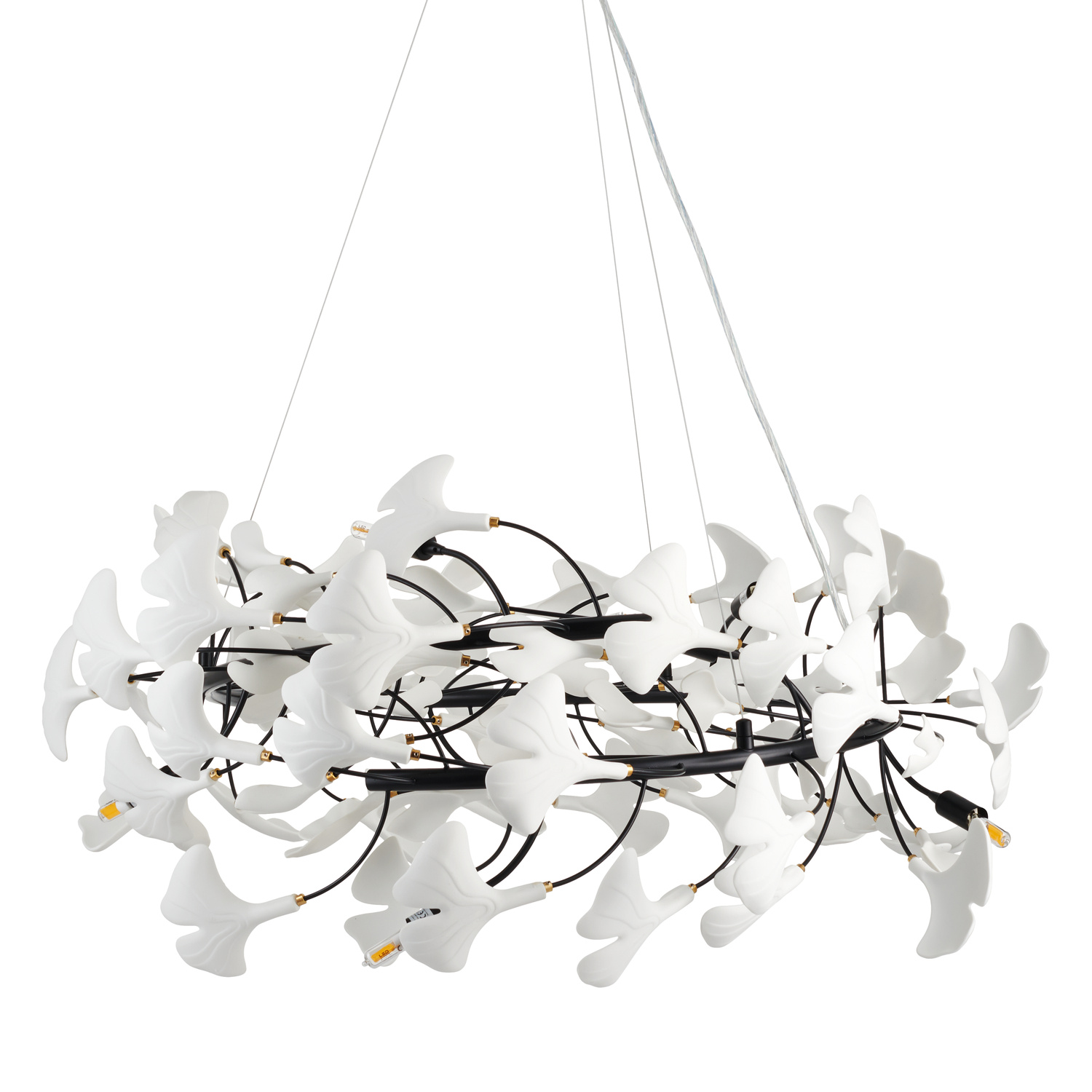 Lampa wisząca BOTANIKA czarno biała 80 cm - obrazek 6
