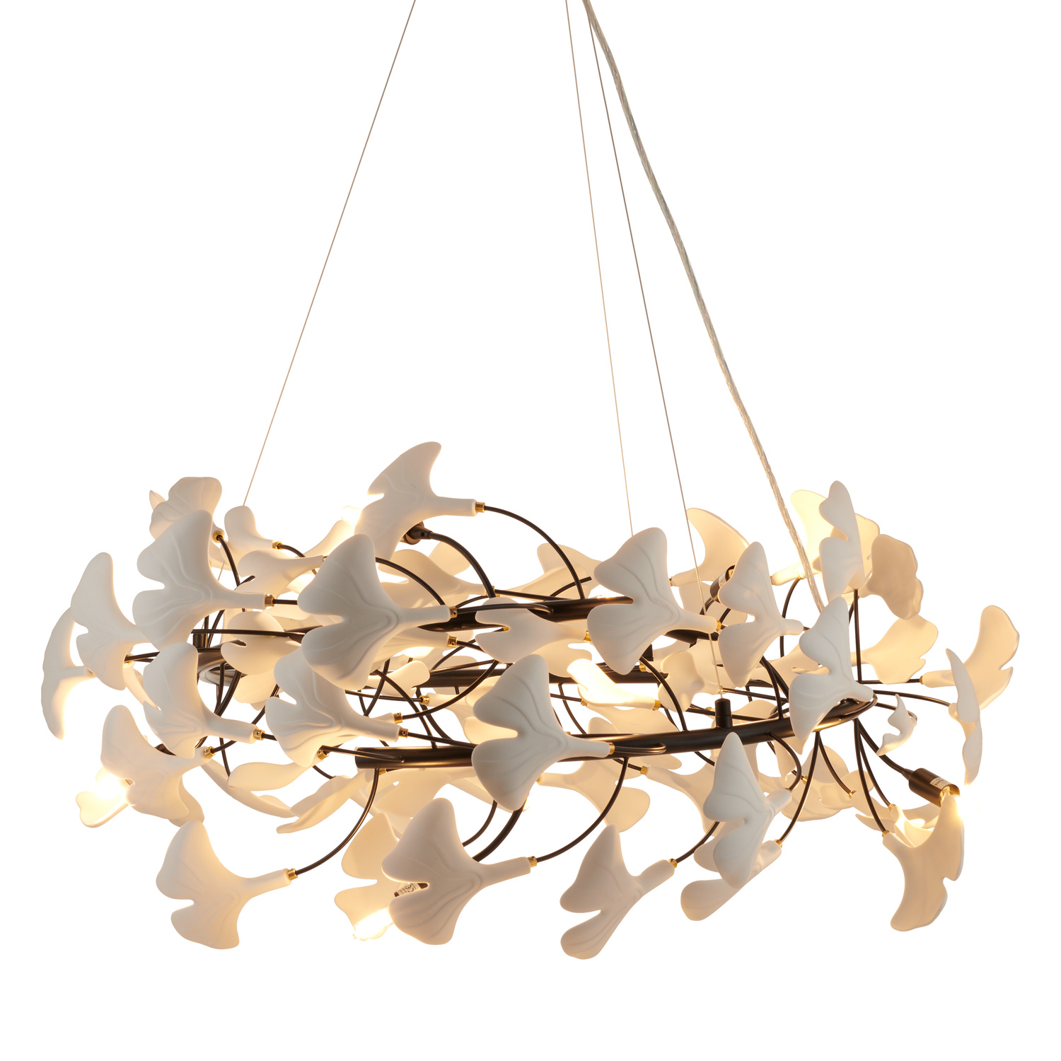 Lampa wisząca BOTANIKA czarno biała 80 cm - obrazek 9