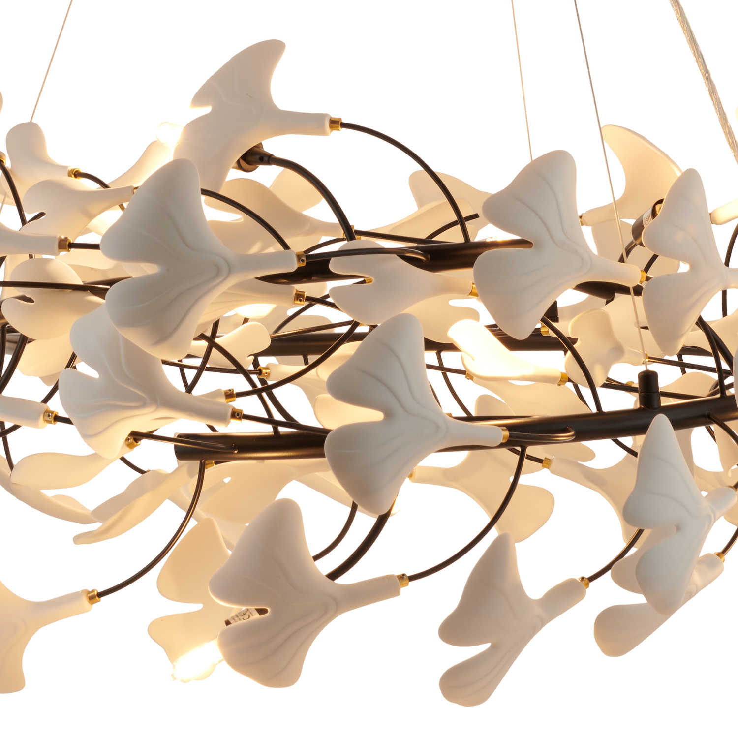 Lampa wisząca BOTANIKA czarno biała 80 cm - obrazek 10