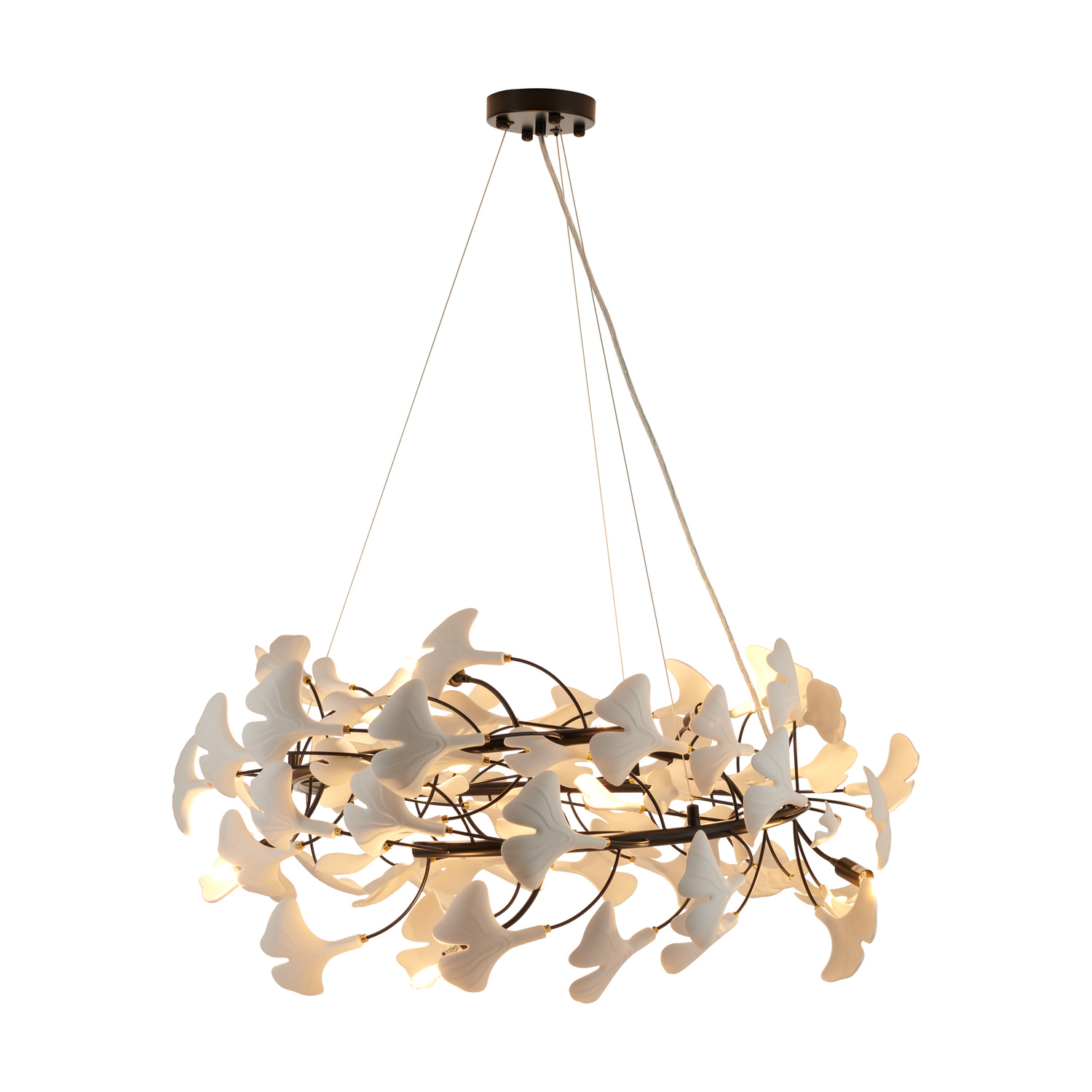 Lampa wisząca BOTANIKA czarno biała 80 cm - obrazek 11