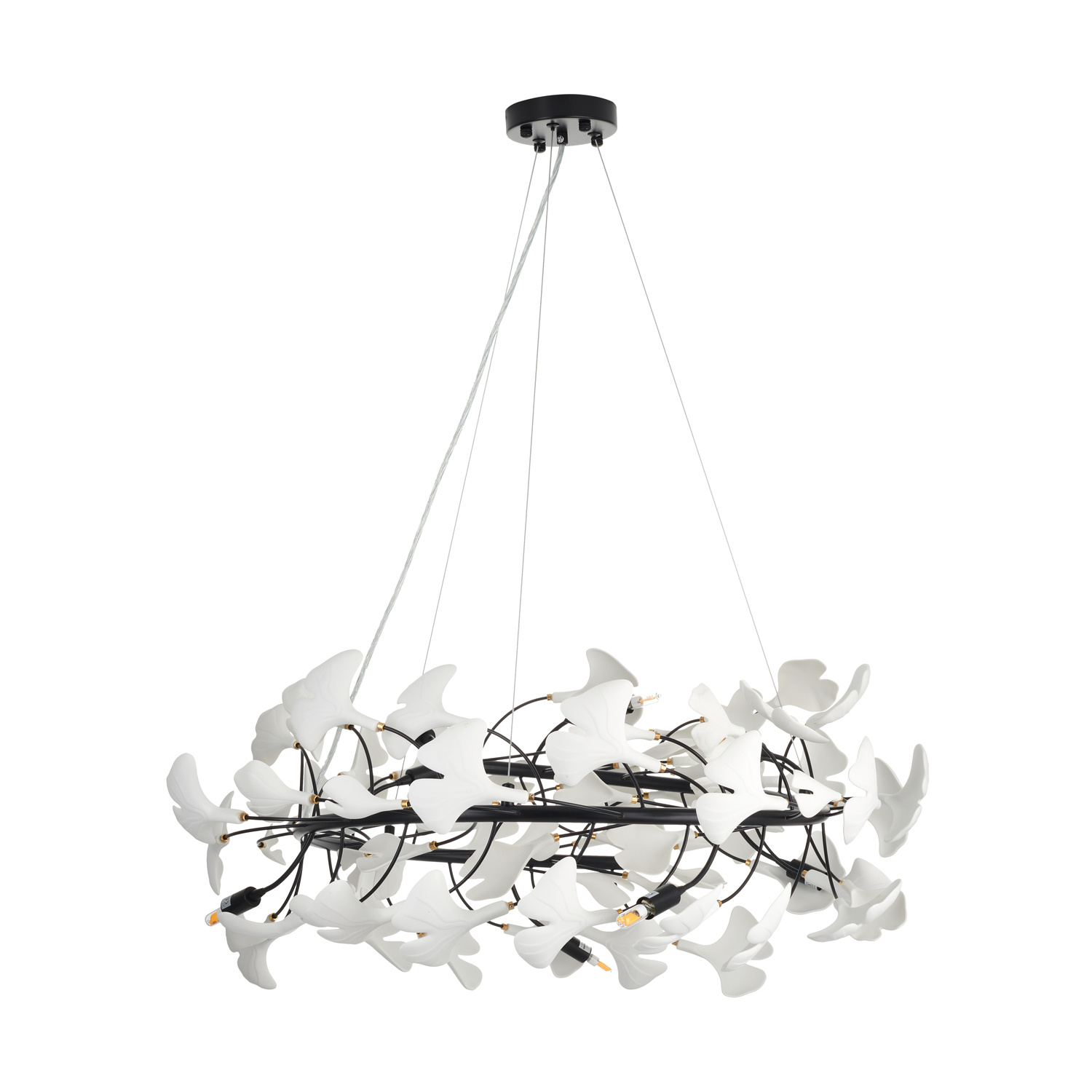 Lampa wisząca BOTANIKA czarno biała 80 cm - obrazek 14