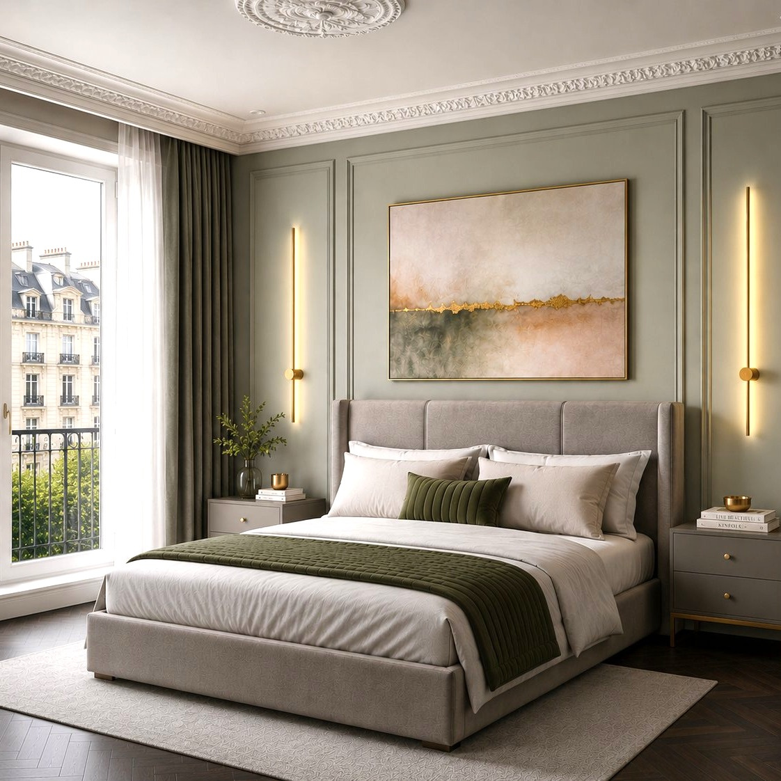 Kinkiet ścienny SPARO LED – oprawa liniowa złoty połysk, 120 cm - obrazek 3