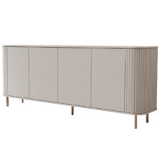 Komoda 4D 200 ZENO kaszmir / złoty