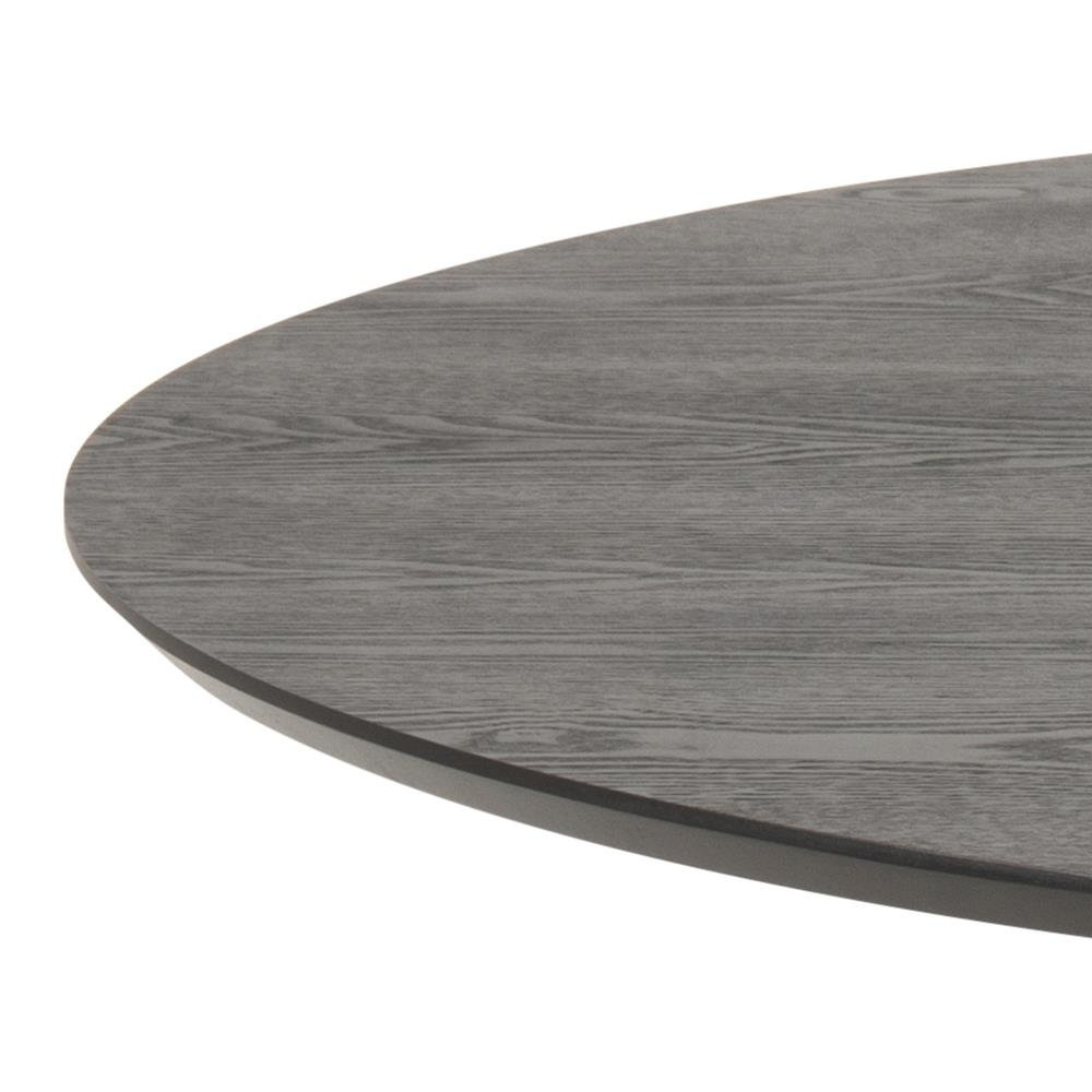 Stół okrągły Ibiza Actona MDF metal czarny 110 cm nierozkładany - obrazek 4