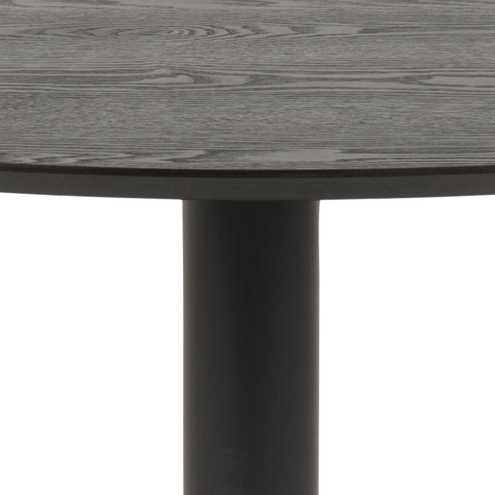 Stół okrągły Ibiza Actona MDF metal czarny 110 cm nierozkładany - obrazek 6