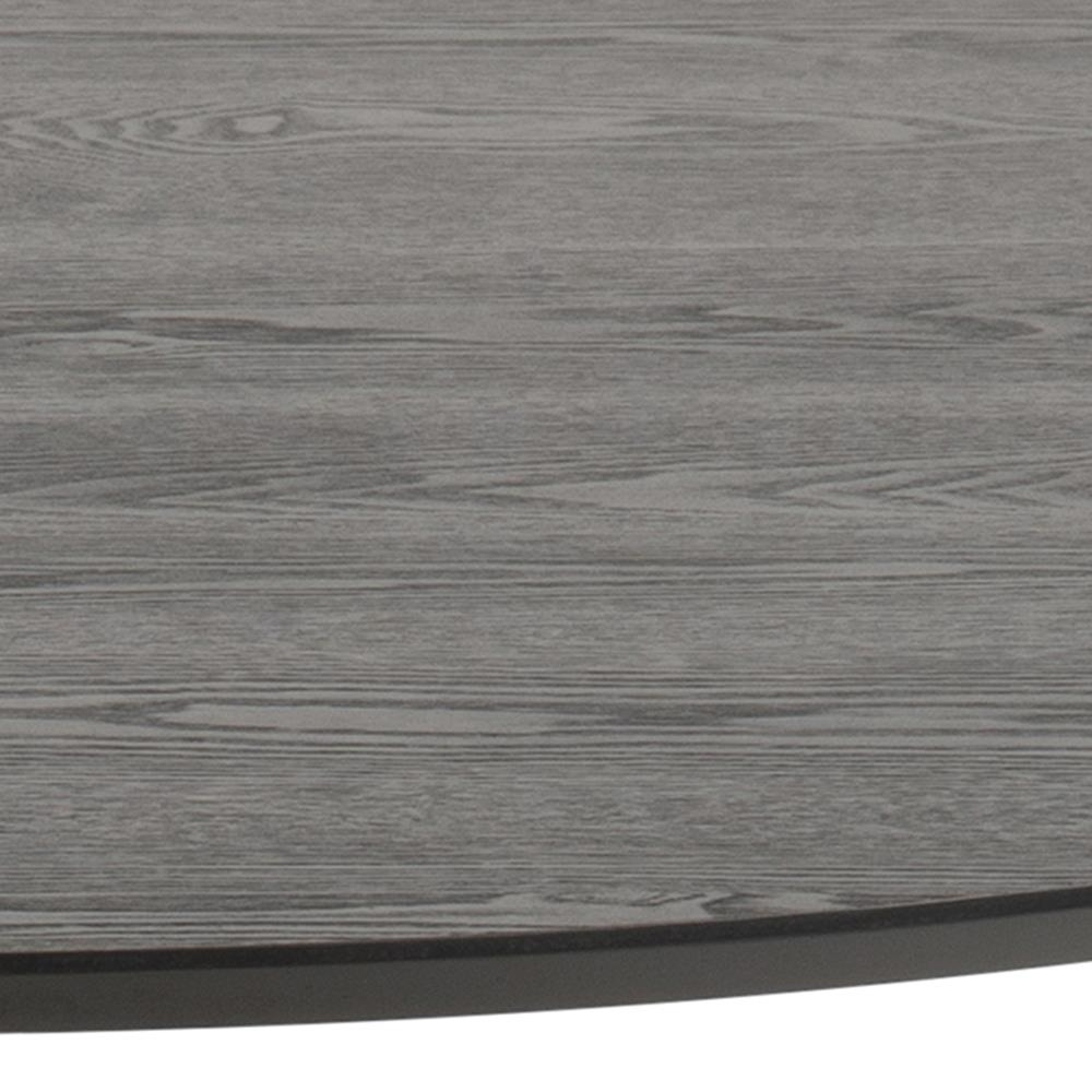 Stół okrągły Ibiza Actona MDF metal czarny 110 cm nierozkładany - obrazek 8