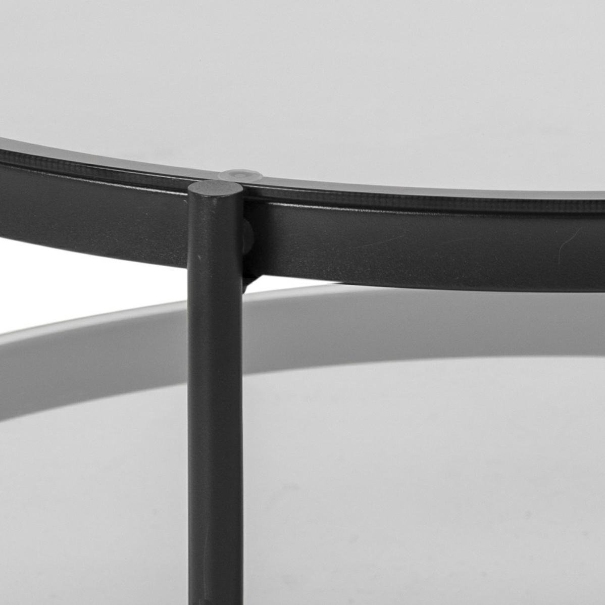 Stolik Bayonne Glass/black - obrazek 4