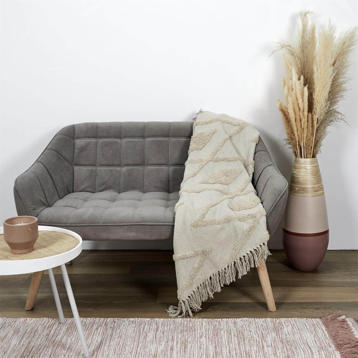 Koc Boho Bali bawełniany 120x150 - obrazek 7