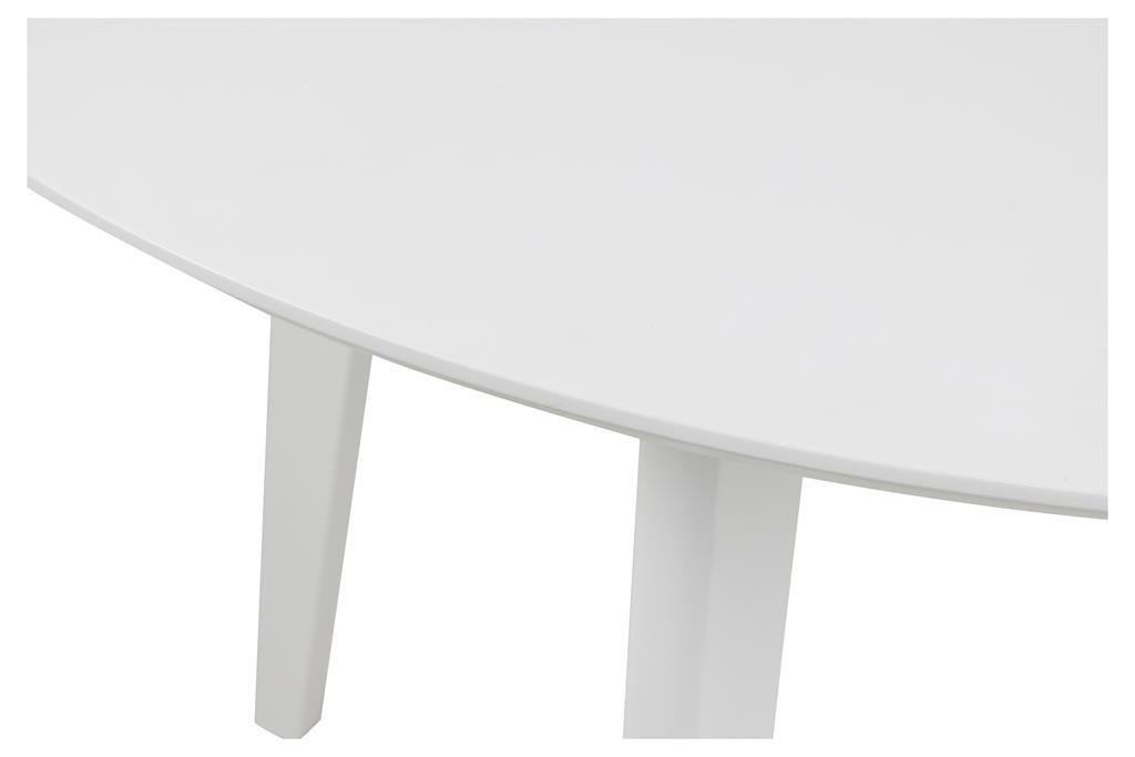 Stół okrągły Actona Roxby biały 105 cm nierozkładany - obrazek 5
