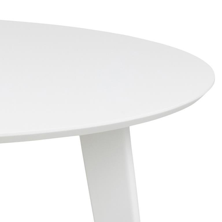 Stół okrągły Actona Roxby biały 105 cm nierozkładany - obrazek 8