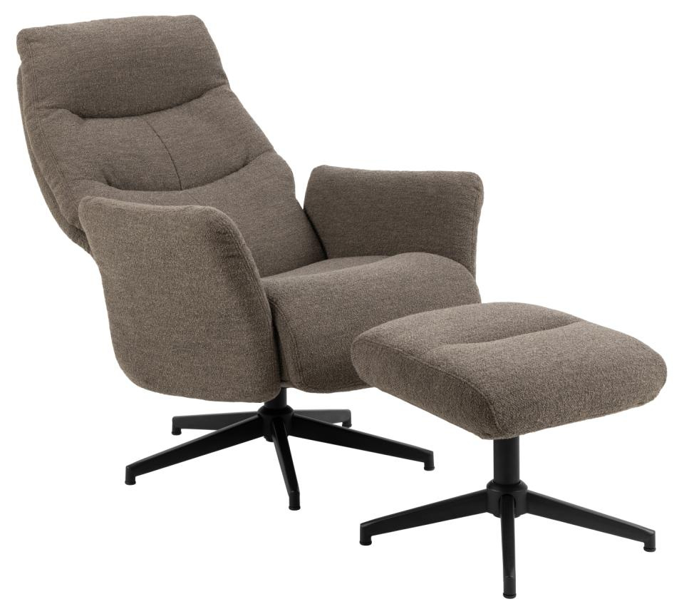 Fotel obrotowy London taupe Monza 40 - obrazek 5