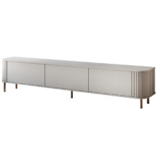 Komoda RTV 220 3K ZENO kaszmir / złoty