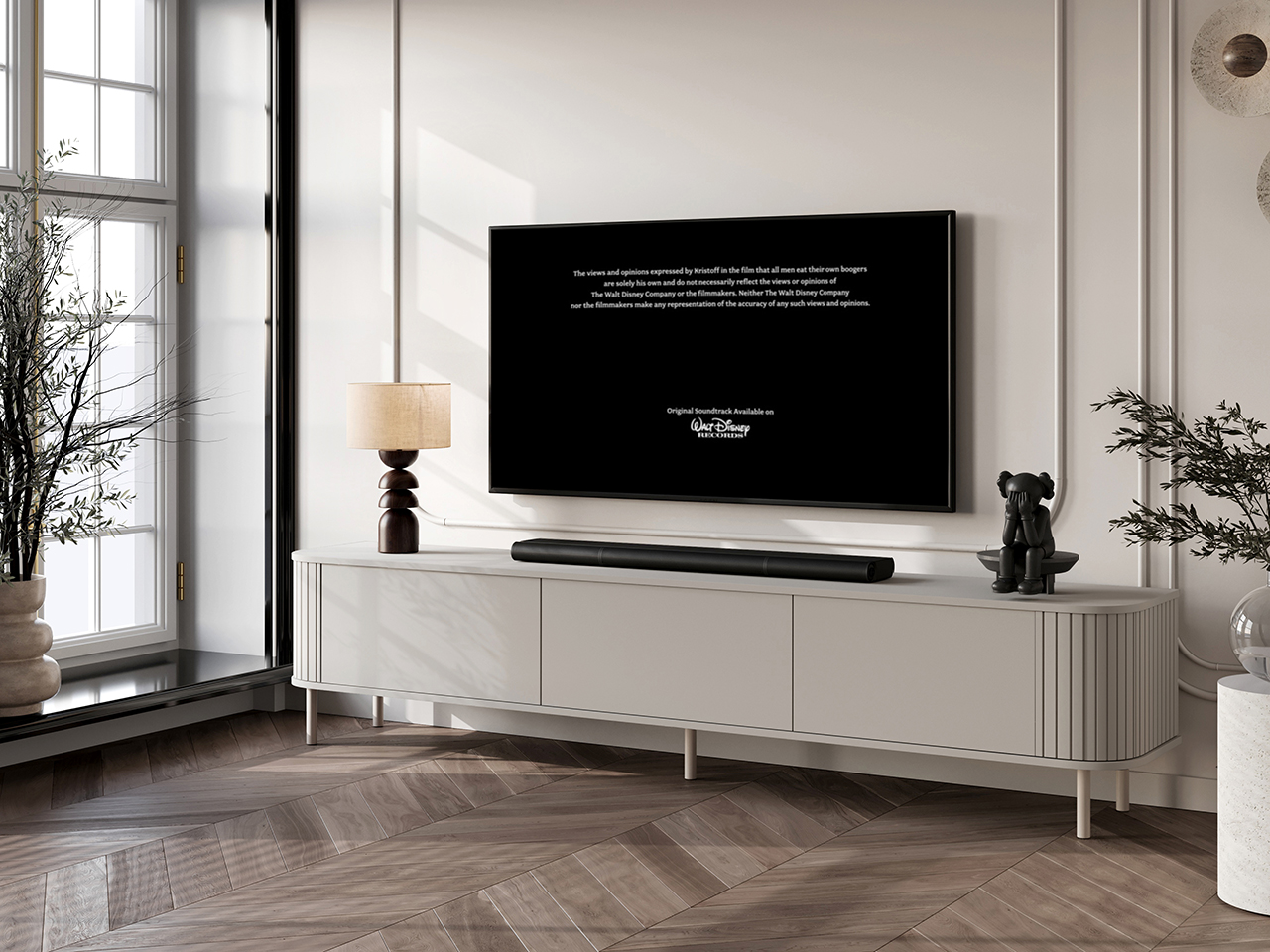 Komoda RTV 220 3K ZENO kaszmir / kaszmir - obrazek 4