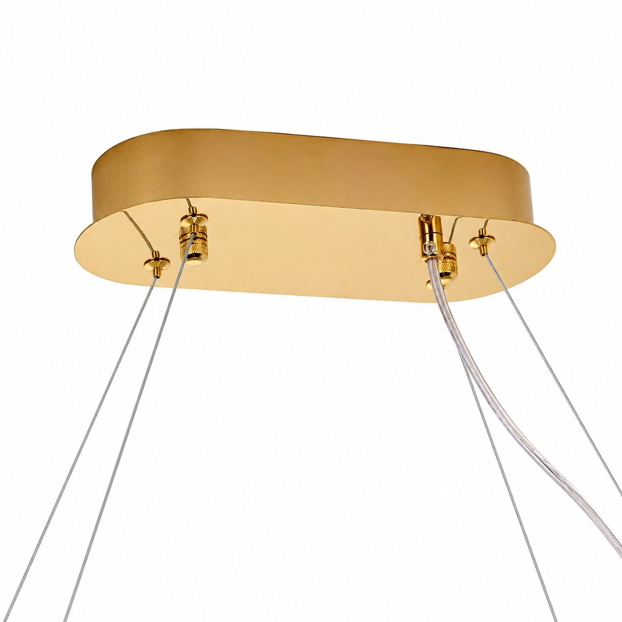 Lampa wisząca ADONIS 100 cm - elegancki żyrandol w złocie i krysztale - obrazek 11