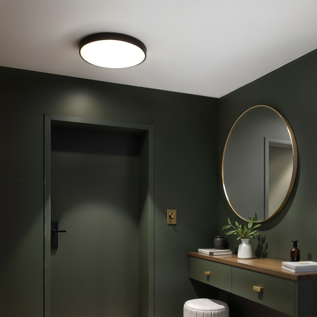 Plafon natynkowy LED 40cm Okrągły BB03 40W 4000K z czujnikiem czarny - obrazek 8