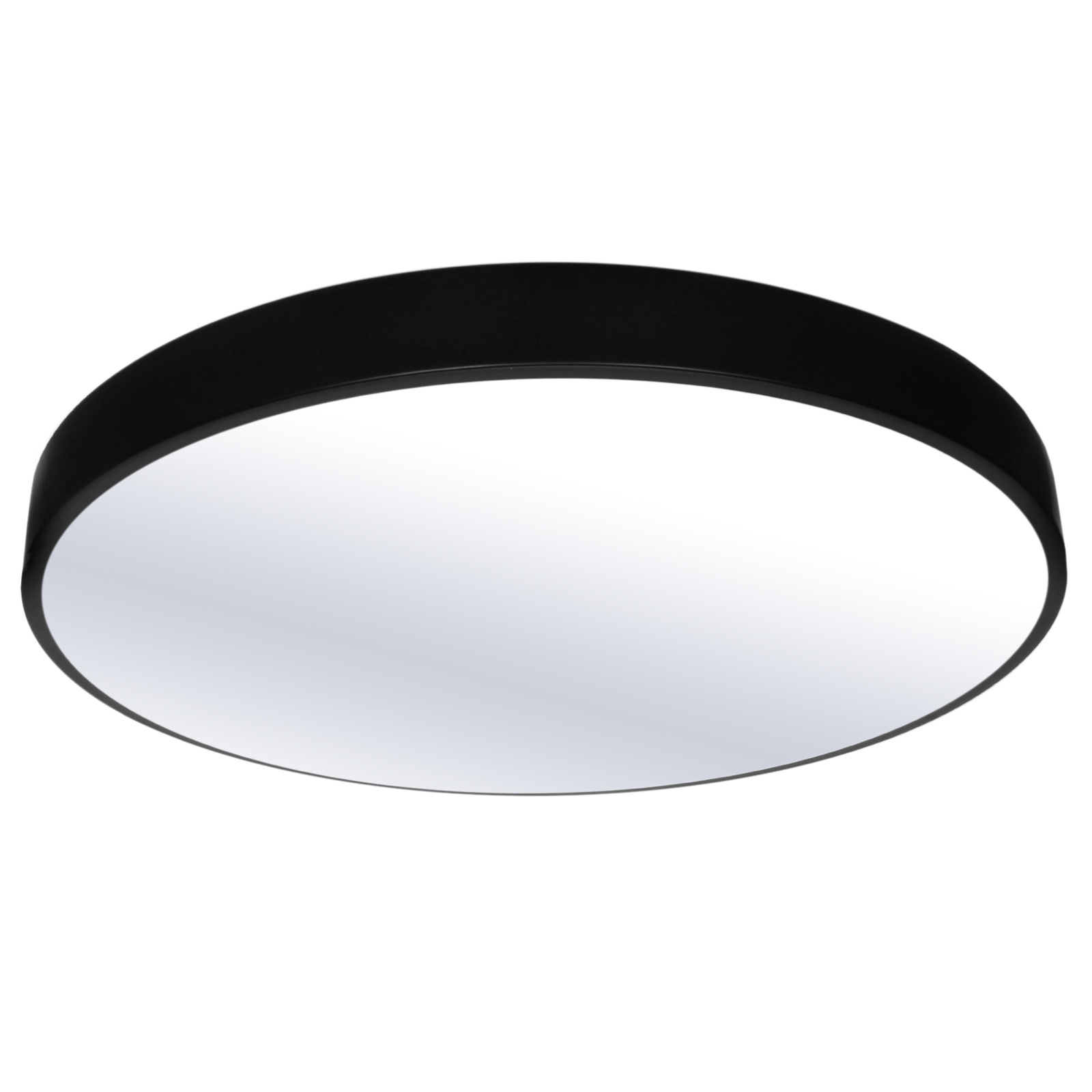 Panel LED Natynkowy 60cm okrągły BB05 60W 4000K czarny
