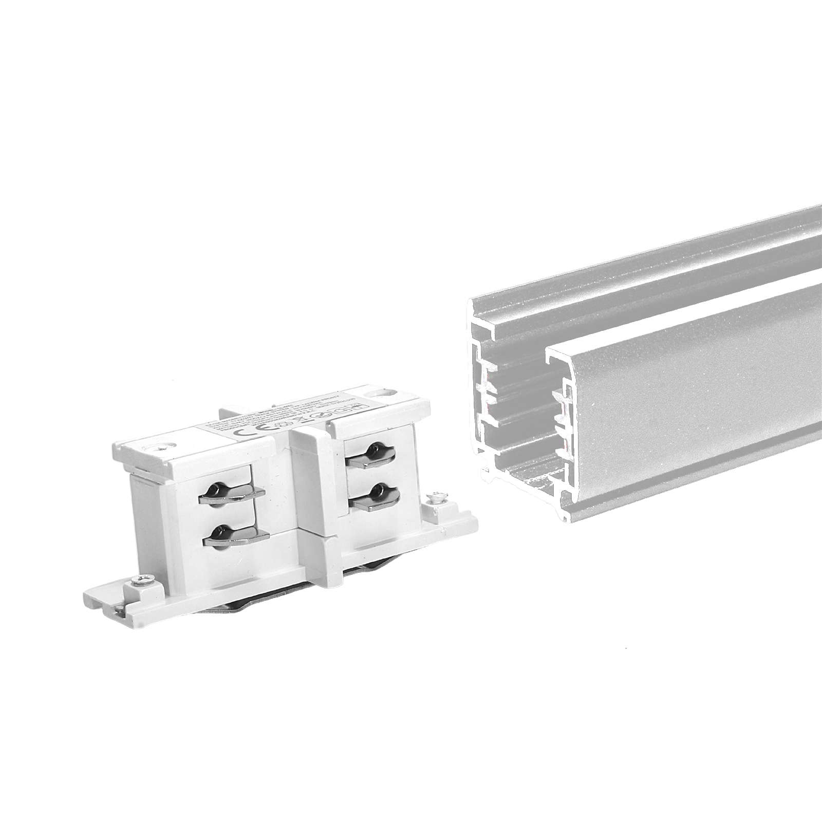 Łacznik prosty Track System LL-DX1 biały - obrazek 4