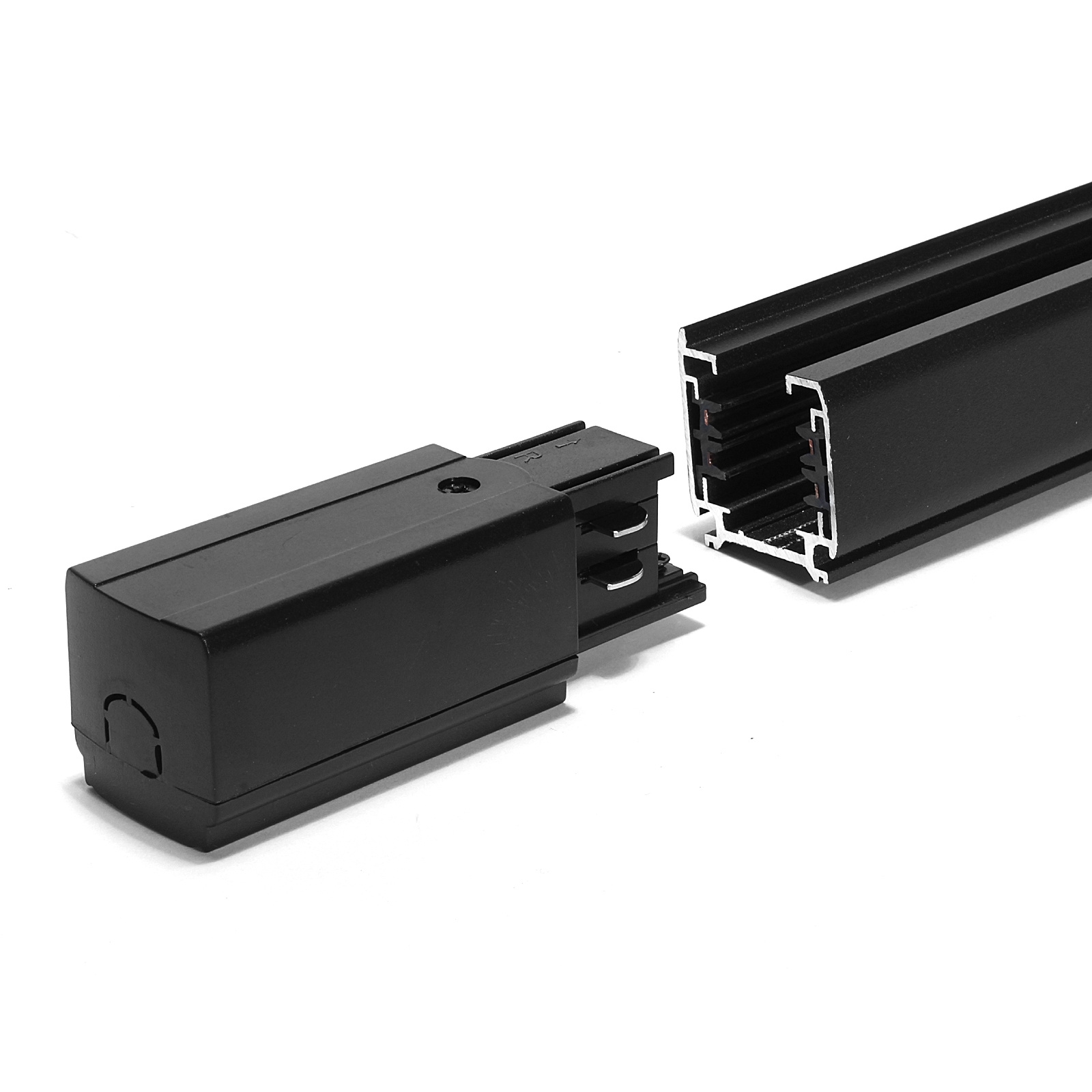 Końcówka zasilająca Track System LL-DX3 czarny - obrazek 3