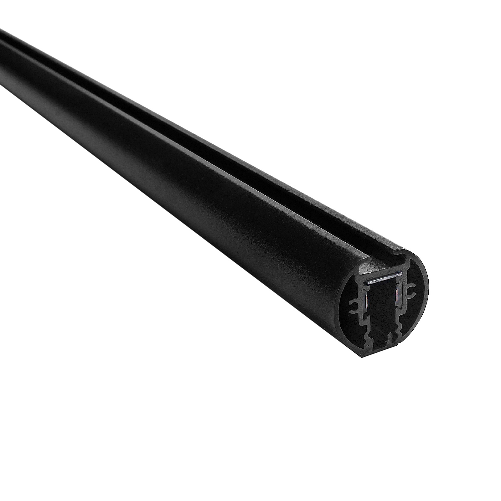 Szyna Magnetyczna Natynkowa okrągła UN5-O Micro Magnetic 200cm czarna - obrazek 3