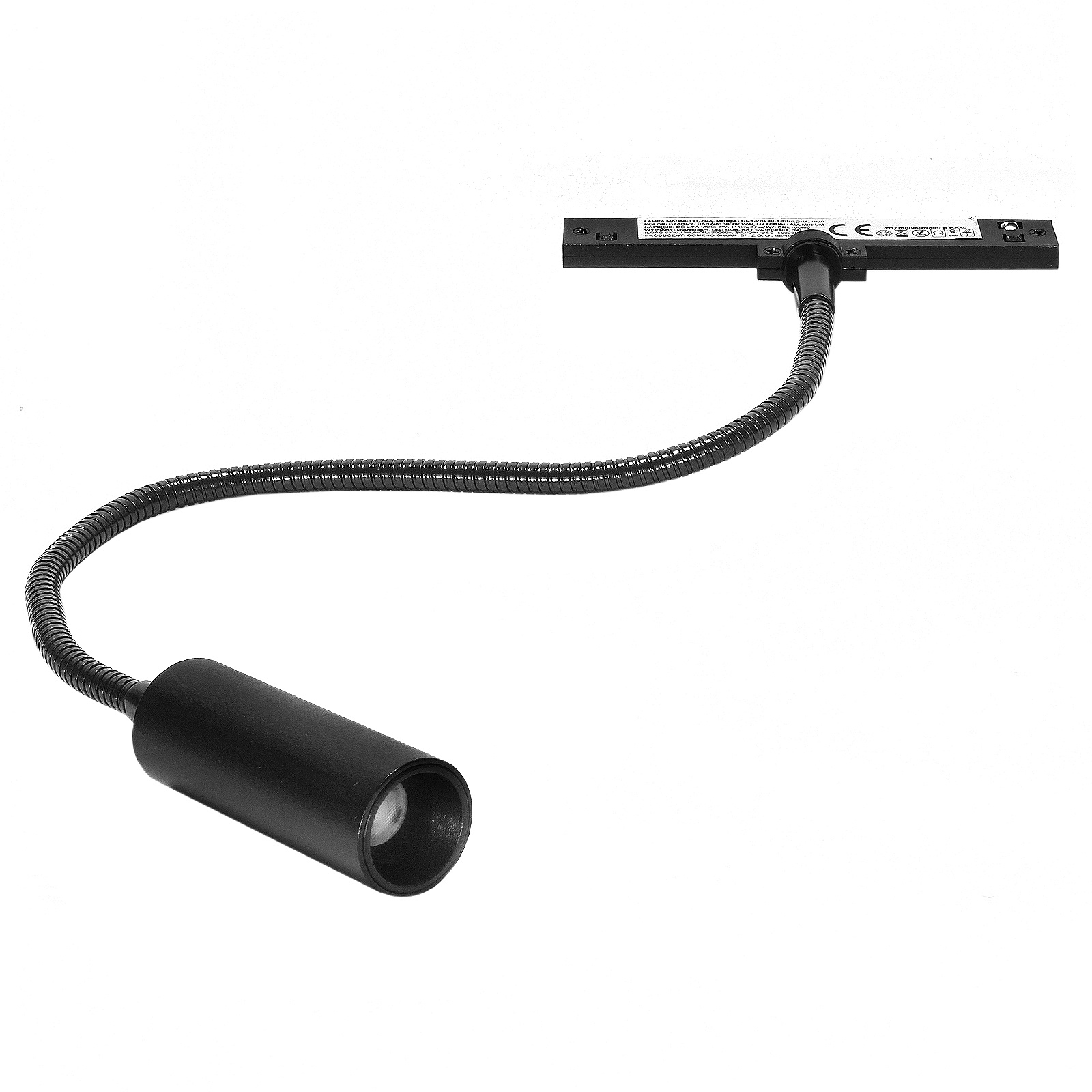 Elastyczna lampa do szyn magnetycznych UN5-YDL20 Micro Magnetic 3W 3000K czarna - obrazek 3
