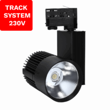 Reflektor Szynowy Track System DD-03 30W 4000K Czarny 3 fazowy 230V