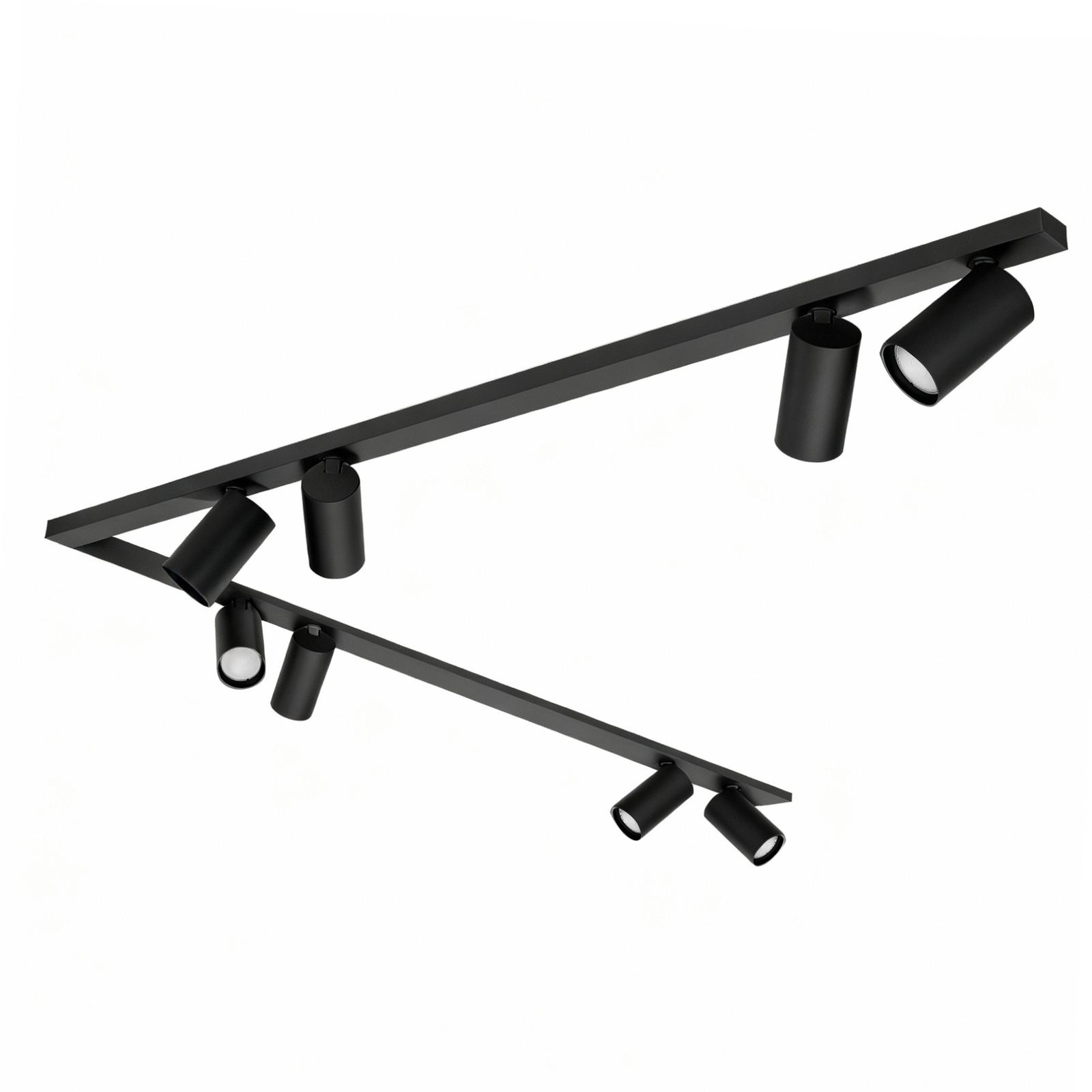 Lampa sufitowa BORA KJ2109 8xGU10 czarny
