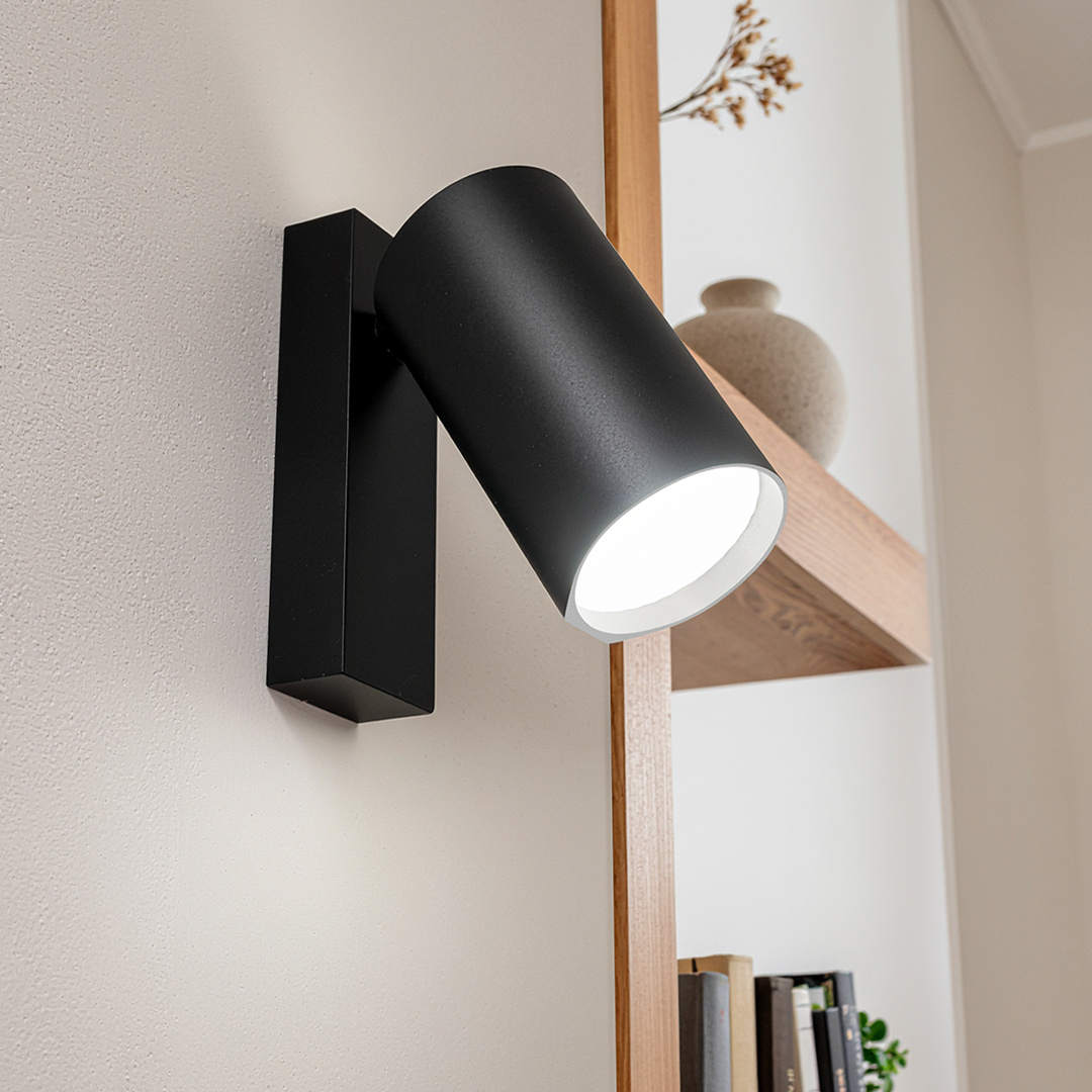 Lampa ścienna BORA S1003 1 xGU10 czarny - obrazek 4