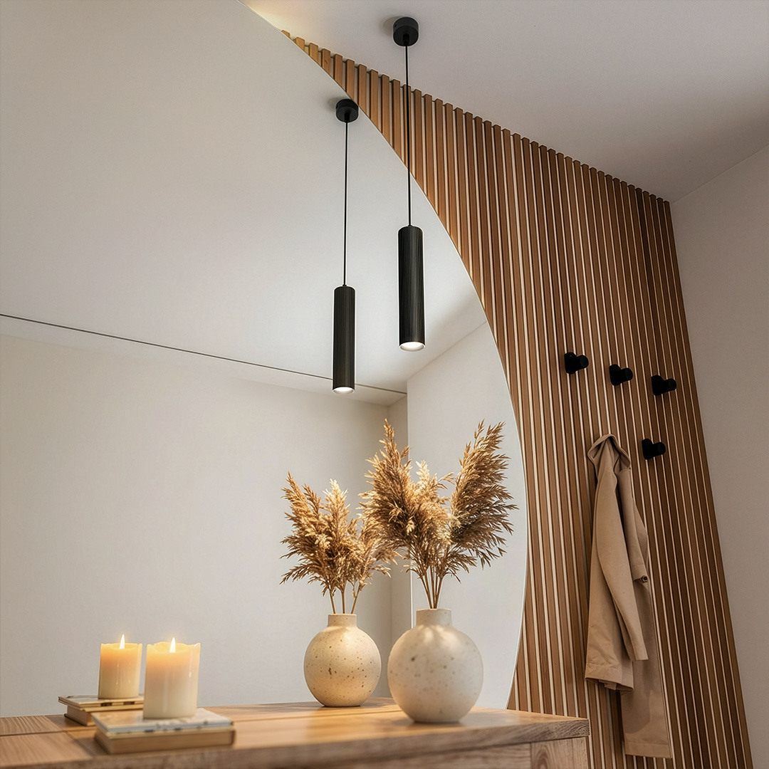 Lampa wisząca 1 x GU10 ESLA KJ2118 czarny - obrazek 5