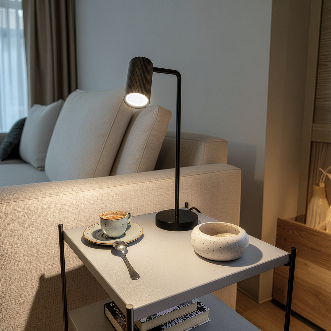 Lampa biurkowa GU10 ESLA HG-BL013 czarny - obrazek 5