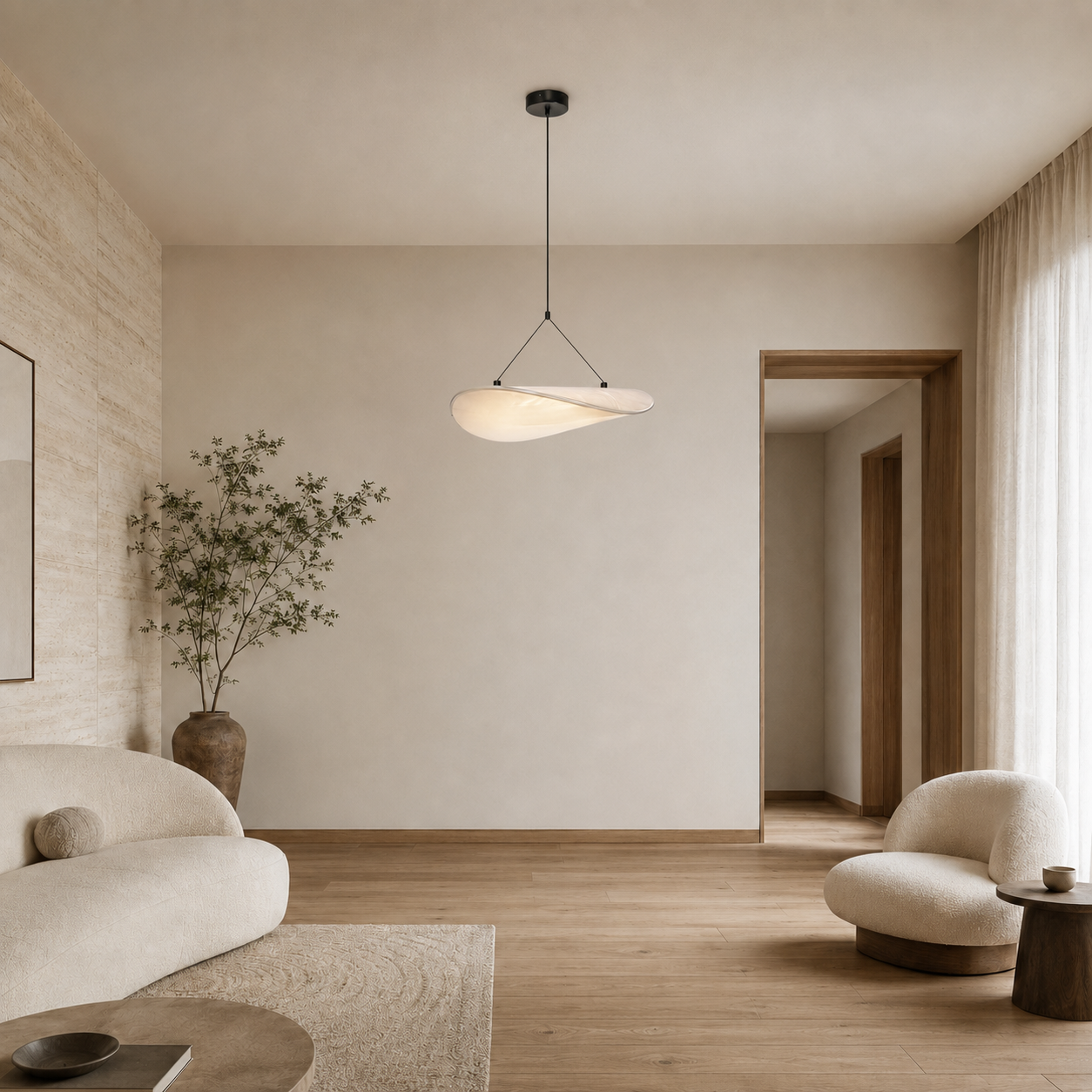 Lampa Wisząca OMBRA DL-K02 22W 50cm CCT + PILOT - obrazek 3