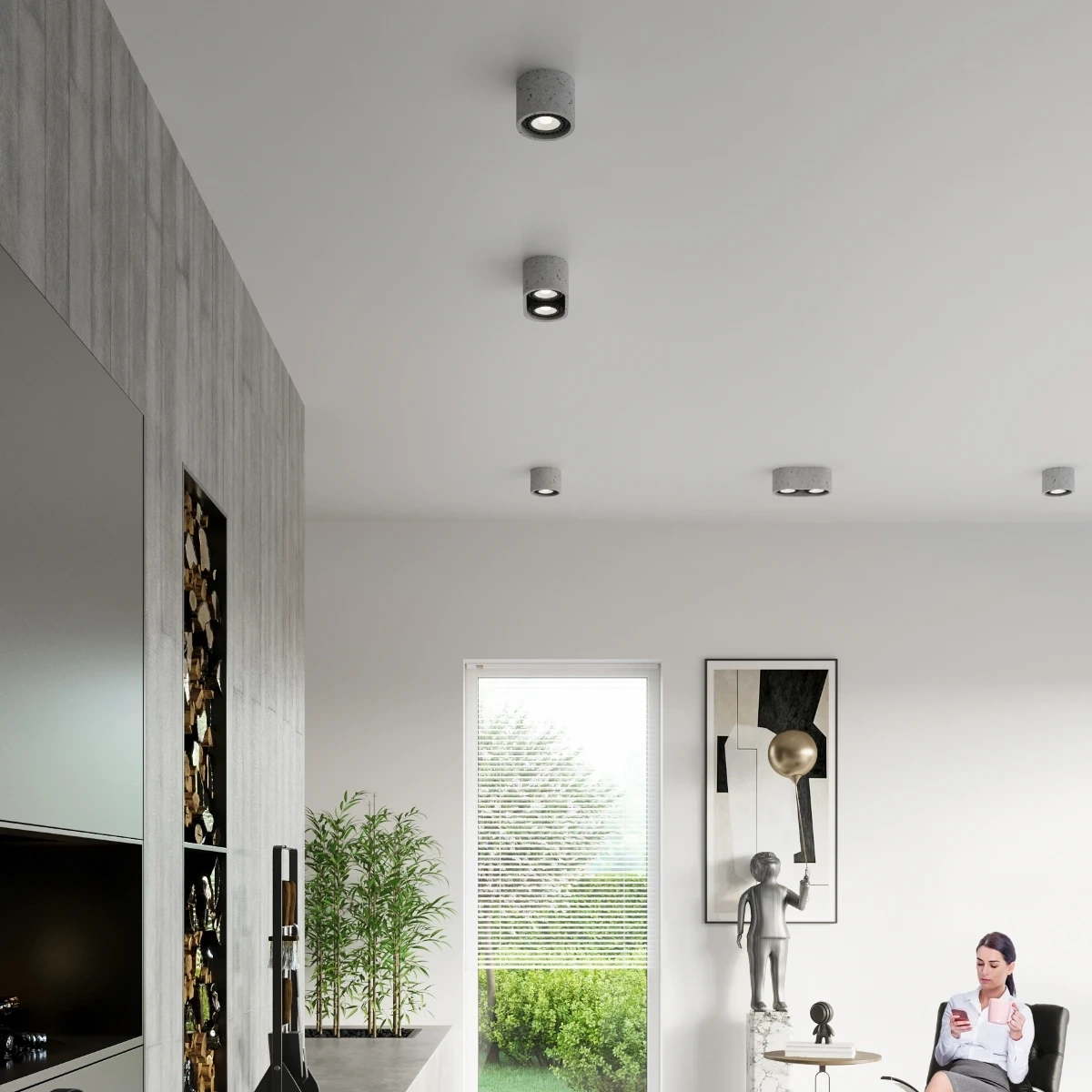 Plafon BASIC 2 beton - obrazek 4