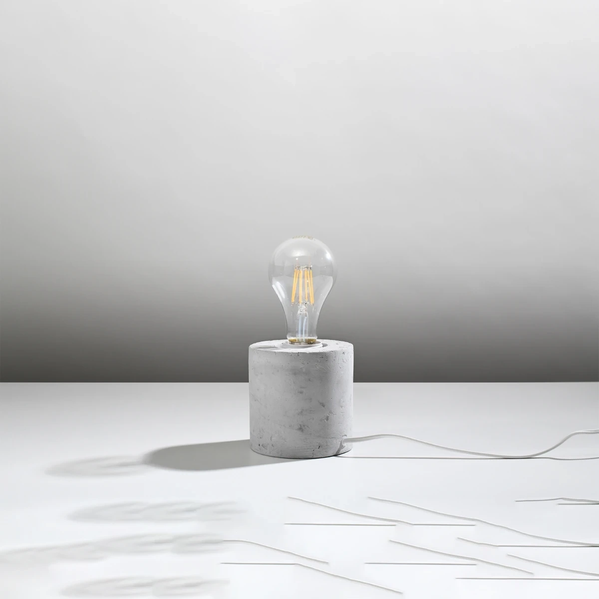 Lampa biurkowa SALGADO beton - obrazek 6