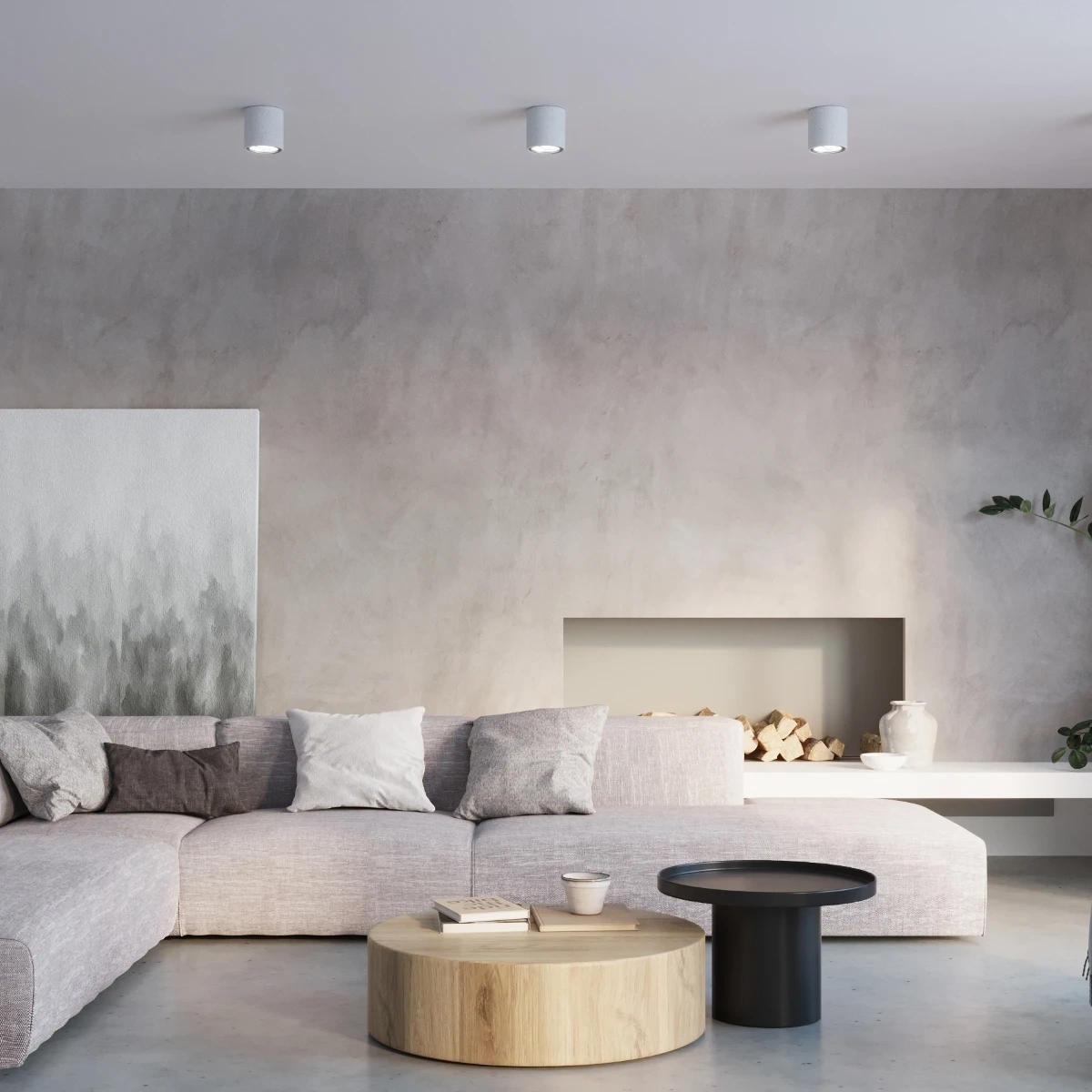 Plafon CULLO 140 beton - obrazek 3