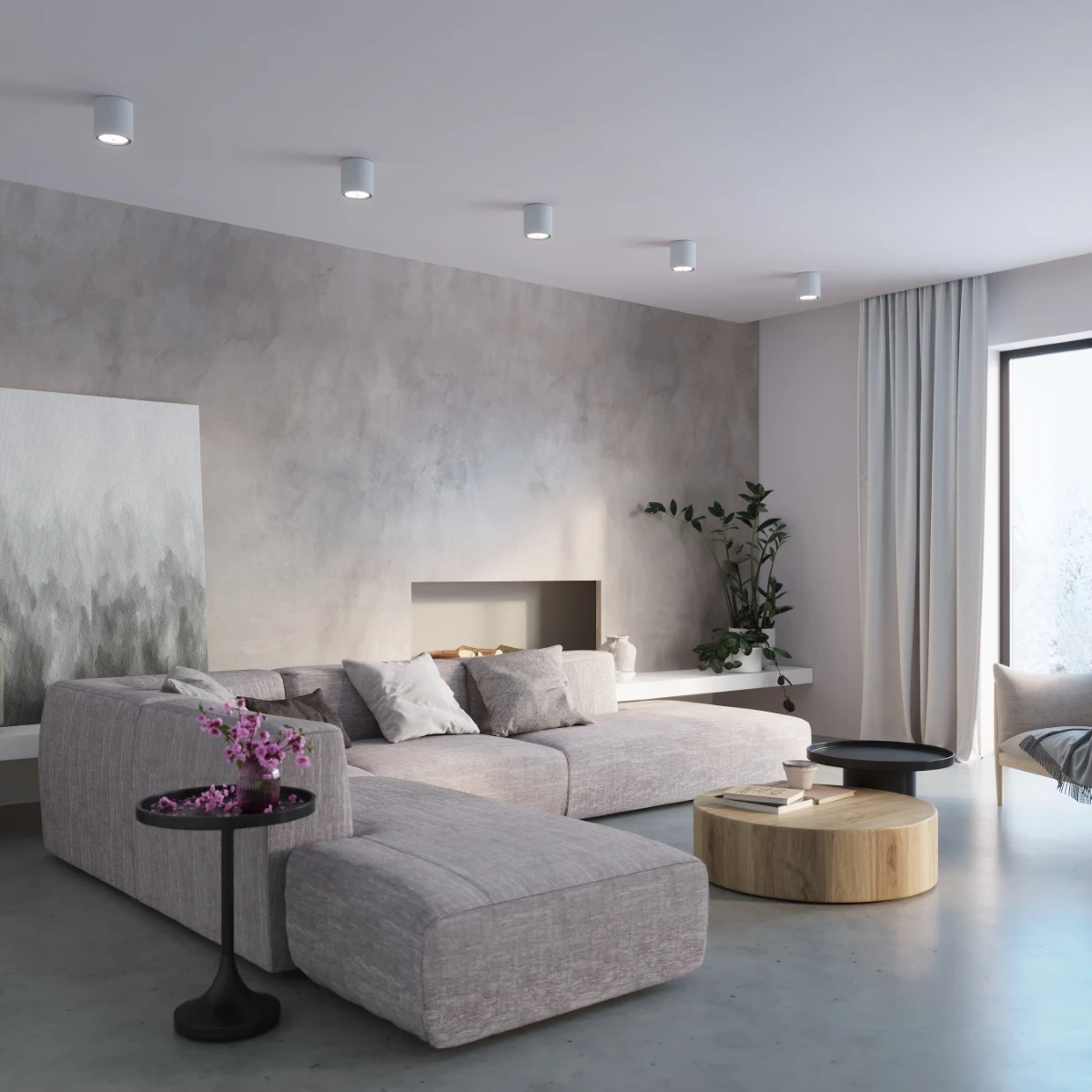 Plafon CULLO 140 beton - obrazek 4