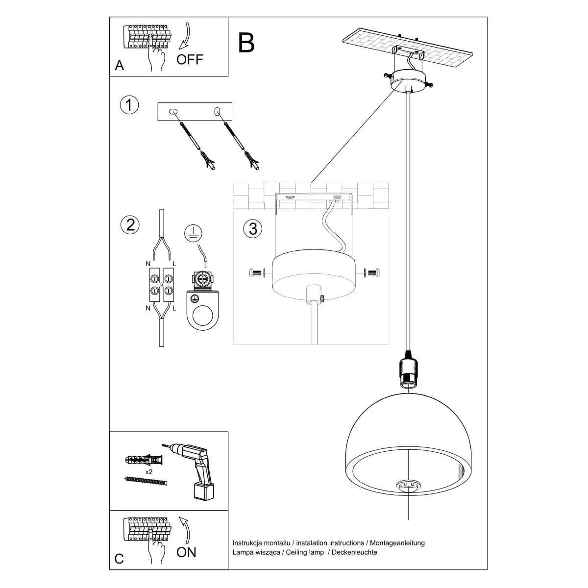 Lampa wisząca PABLITO - obrazek 9