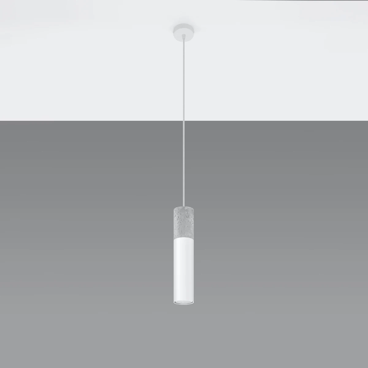 Lampa wisząca BORGIO 1 biały - obrazek 6