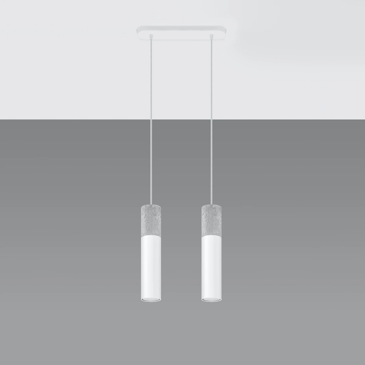 Lampa wisząca BORGIO 2 biały - obrazek 6