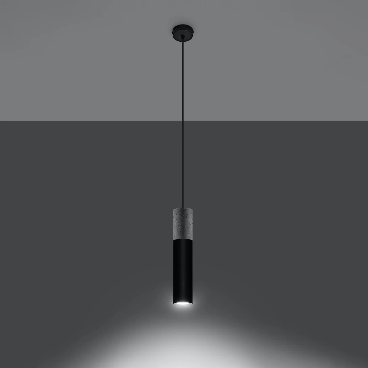 Lampa wisząca BORGIO 1 czarny - obrazek 7