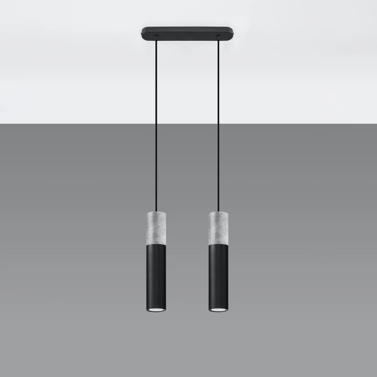 Lampa wisząca BORGIO 2 czarny - obrazek 6