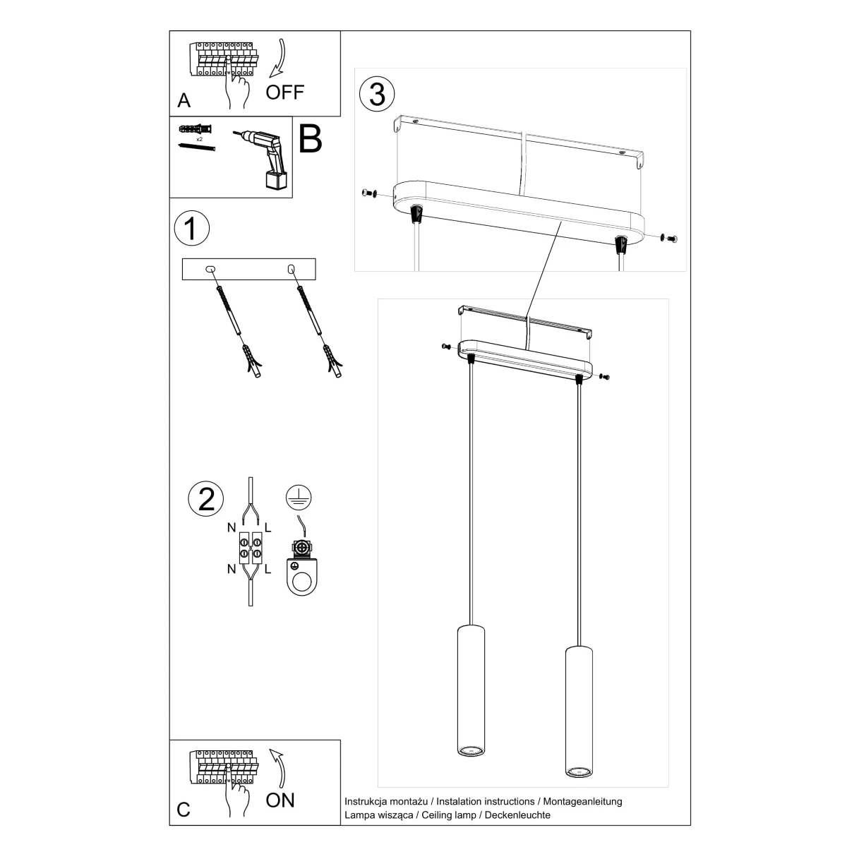 Lampa wisząca LUVO 2 - obrazek 9