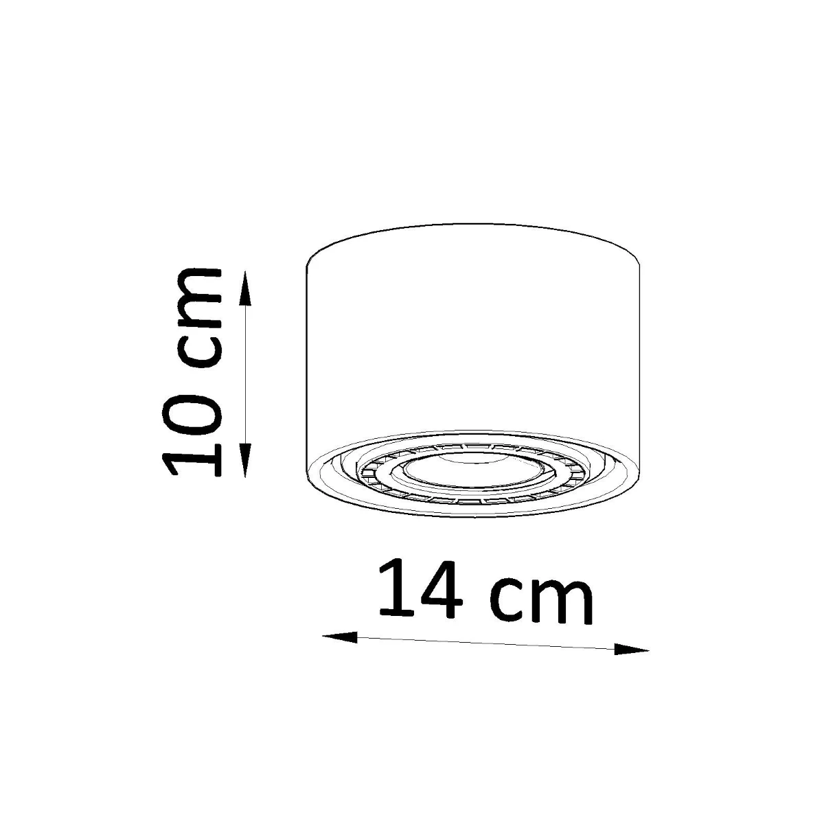 Plafon BASIC 1 naturalne drewno - obrazek 8