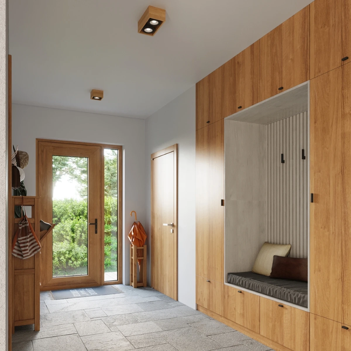 Plafon QUATRO 1 naturalne drewno - obrazek 3