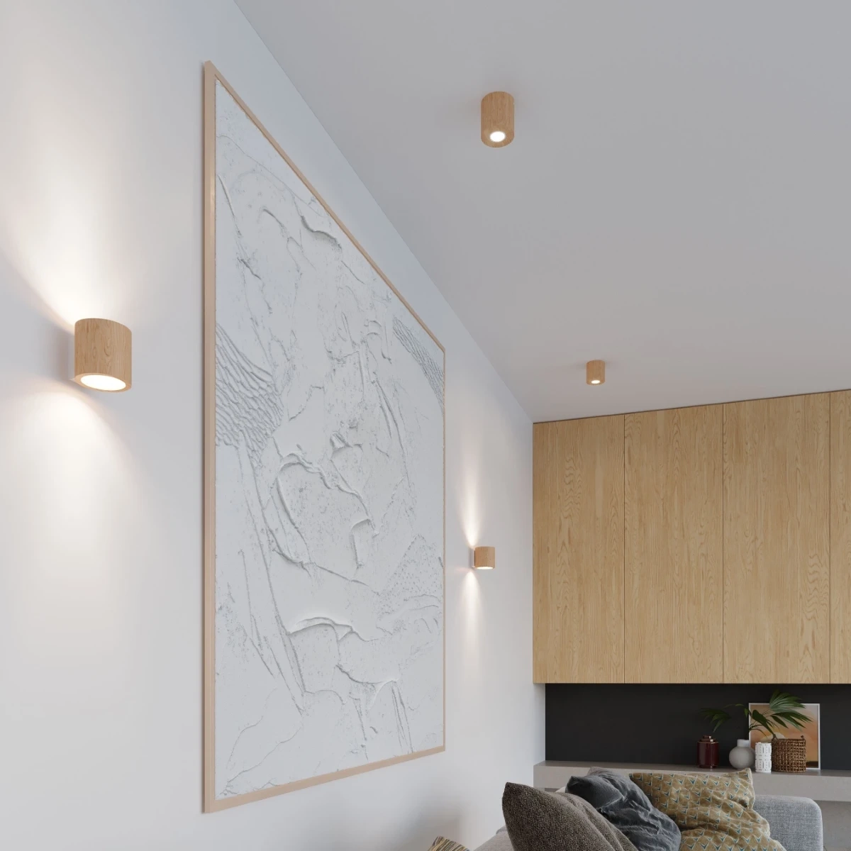 Plafon ORBIS naturalne drewno - obrazek 5