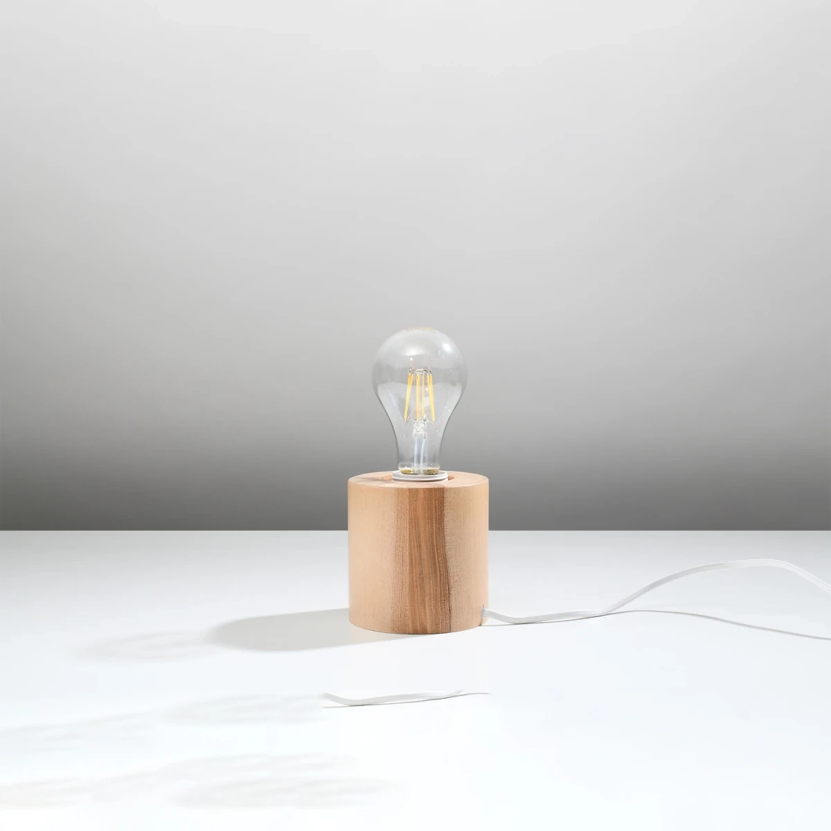 Lampa biurkowa SALGADO naturalne drewno - obrazek 6