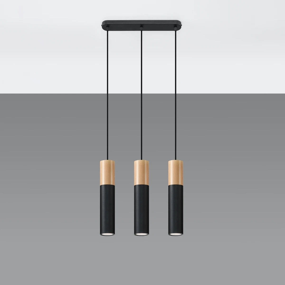 Lampa wisząca PABLO 3L czarna - obrazek 6