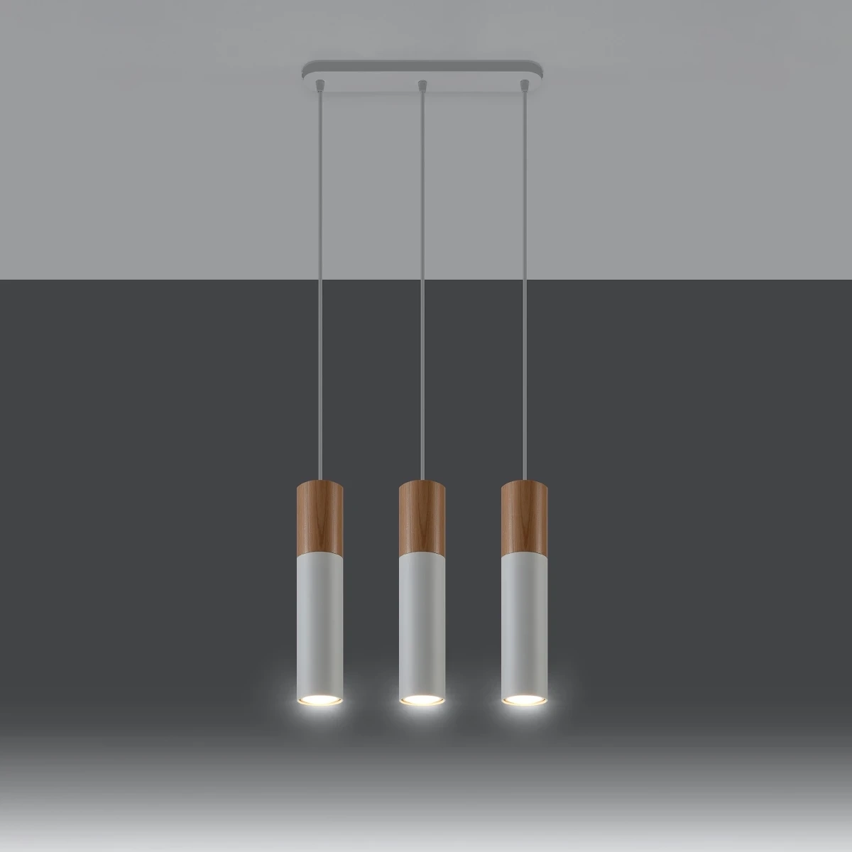 Lampa wisząca PABLO 3L biała - obrazek 7