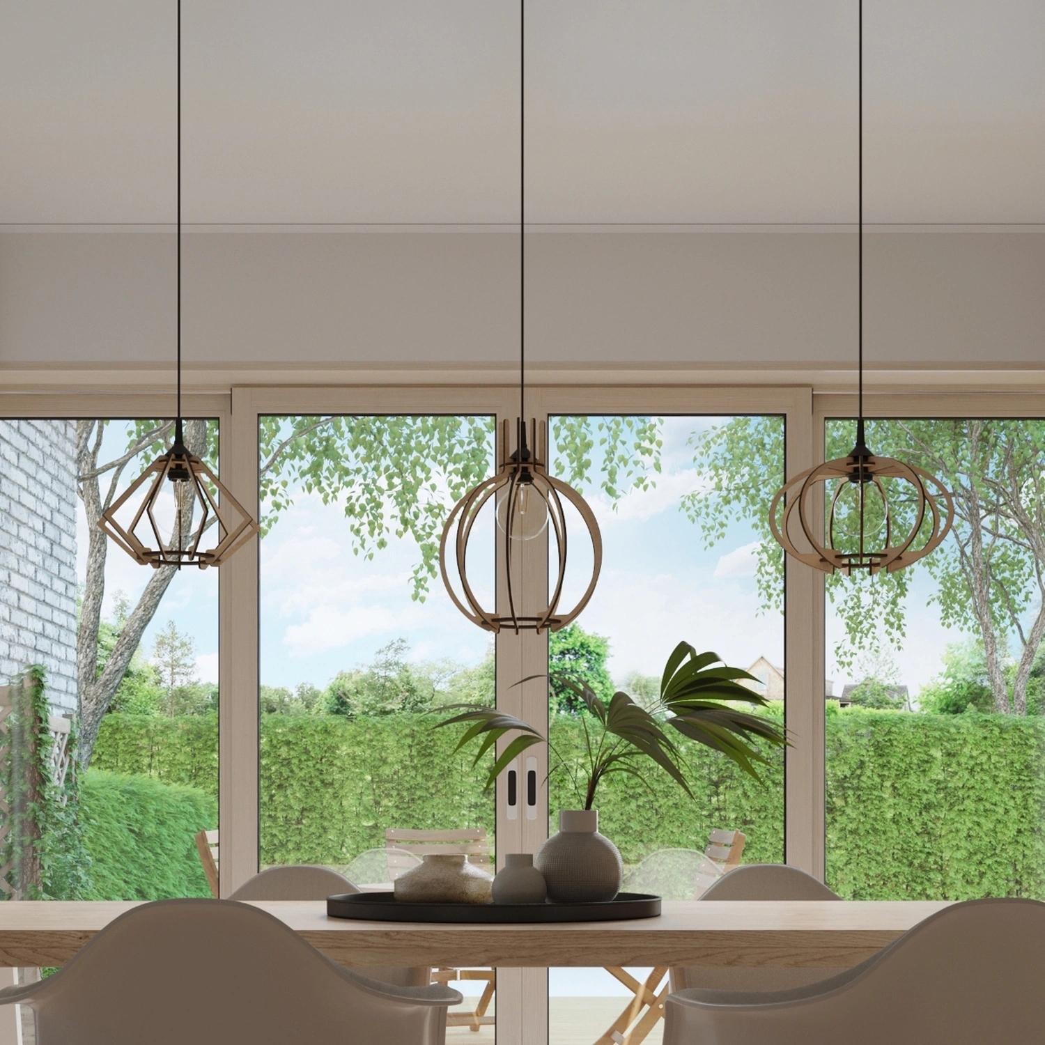 Lampa wisząca ARANCIA naturalne drewno - obrazek 4