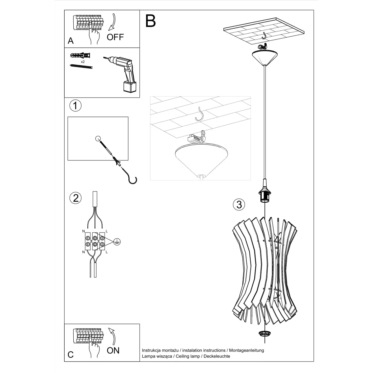 Lampa wisząca ORIANA - obrazek 9