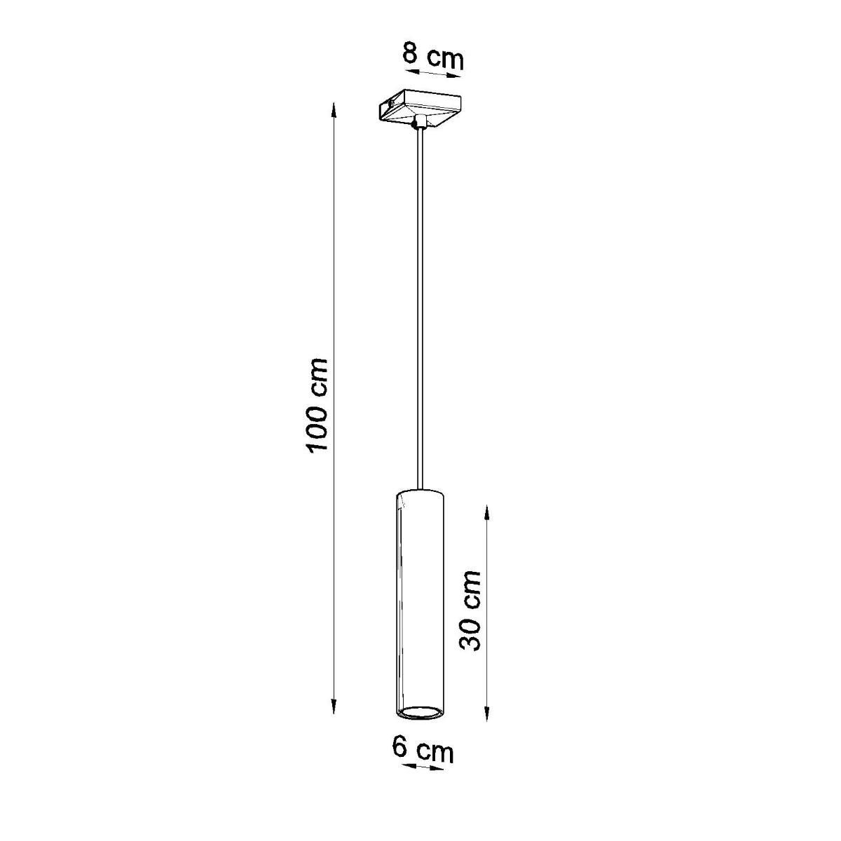 Lampa wisząca LAGOS 1 czarny - obrazek 8